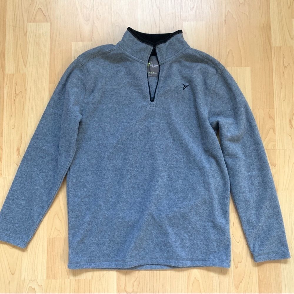 Grey Old Navy Half Zip